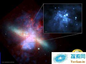 星系中发现一对罕见黑洞