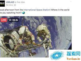 国际空间站直播“造假” 27万观众崩溃