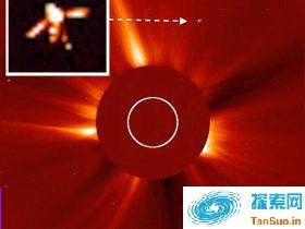 太阳附近发现巨型UFO 类似里的宇宙飞船