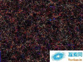 有史以来最大的3D宇宙地图 每一个点都是一个星系
