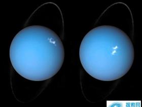 一场宇宙灯火秀:哈勃望远镜捕捉天王星壮观极光场面