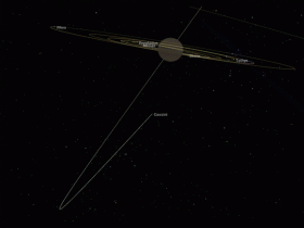 卡西尼号在土星大气高速飞行，为什么没被烧毁？