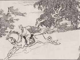 民间故事:城隍爷为了报恩,请商人喝酒,商人听见了妻子的惨叫声