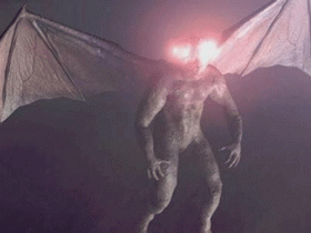 未知生物蛾人 据说这里死了很多人