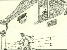 民间故事:妇女在竹竿上飞翔