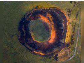 中国内蒙乌兰哈达火山群 沉默的大地之眼