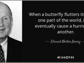 蝴蝶效应的发现者爱德华·诺顿·罗伦兹诞辰_理论