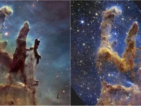 NASA公布”创生之柱”新图像