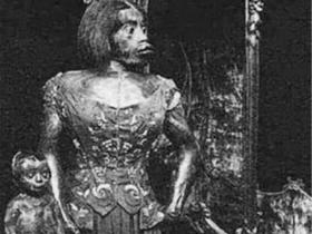 全球”最丑女人”悲惨一生 死后被制成标本展览