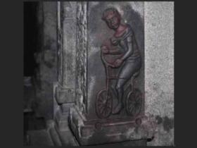 印度神庙现骑自行车男孩浮雕 产于2000年前?