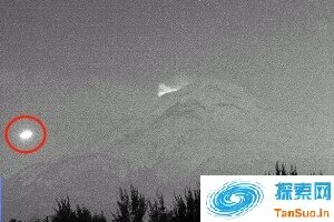 UFO“探测”活火山“证明外星人在监视我们的星球”